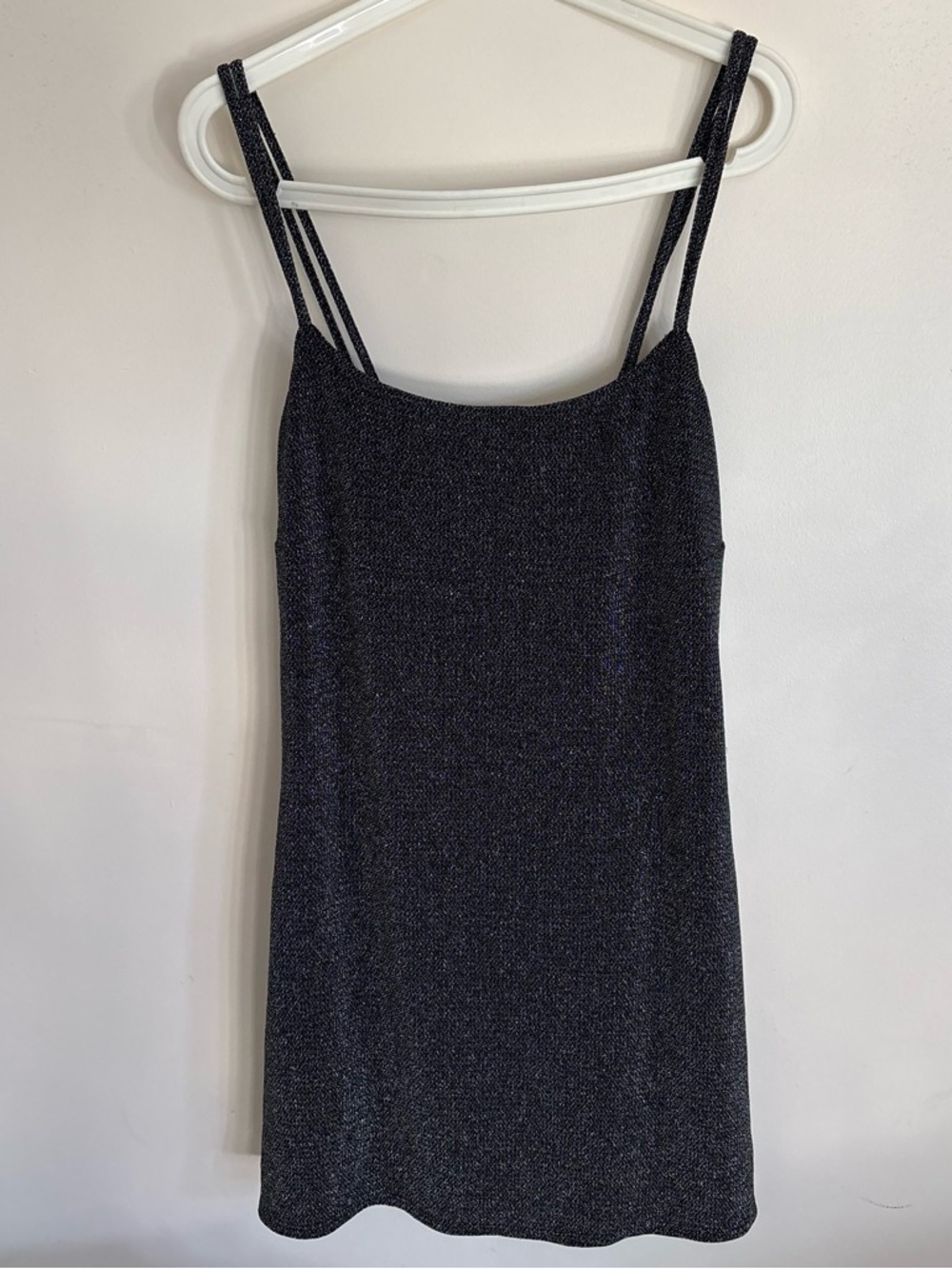 Medium Sparkly Black Slip Dress by Oak + Fort